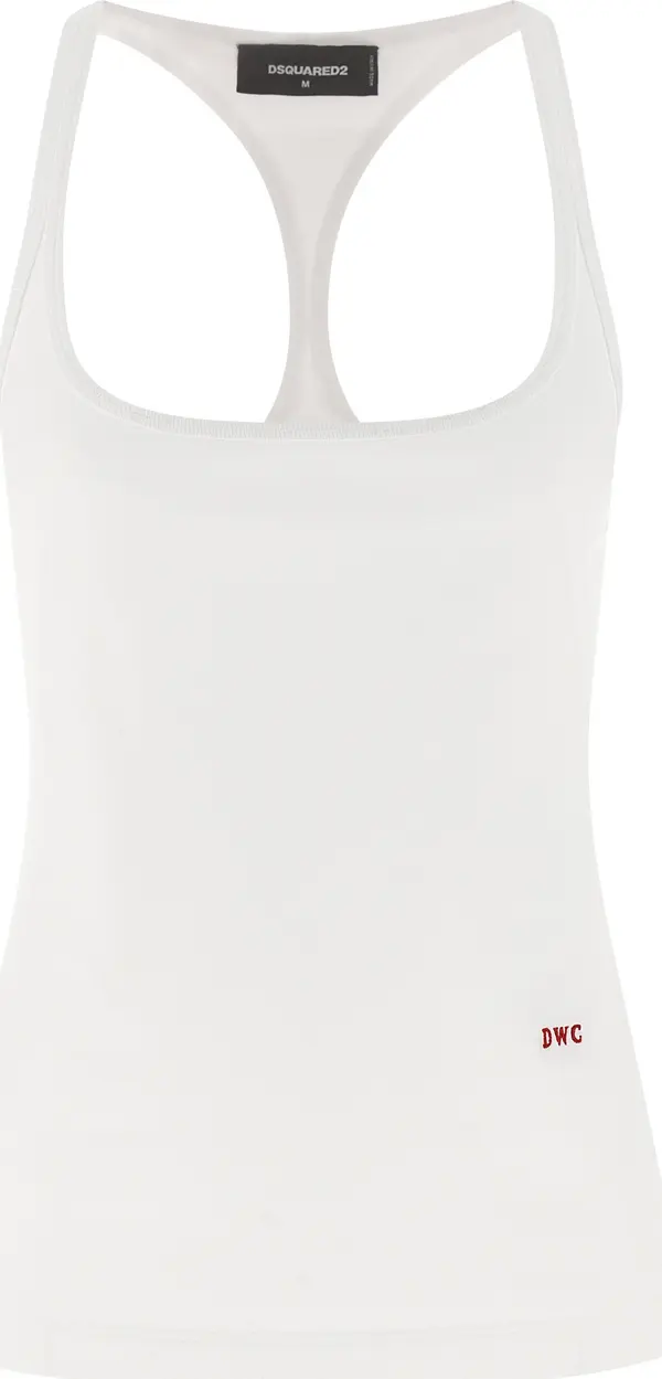 White Cotton Tank Tops