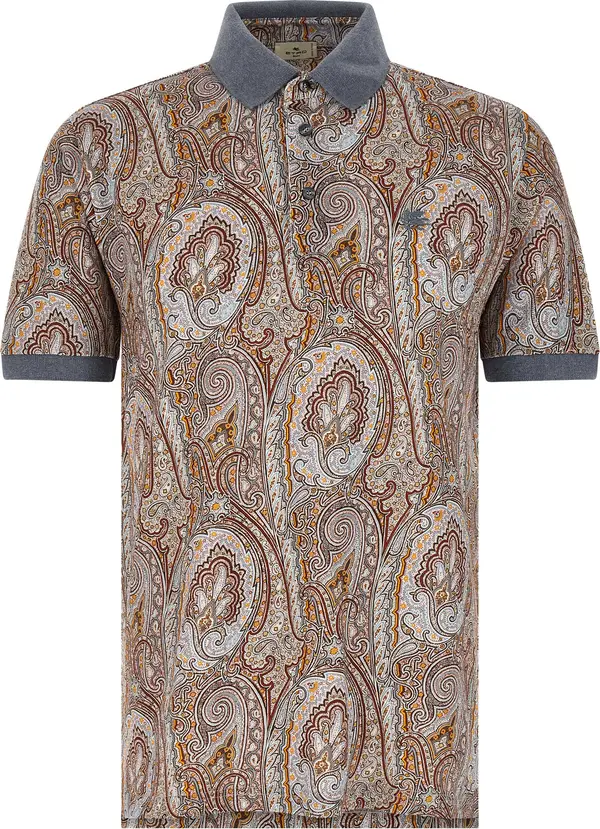 Multicolor Cotton Polo Shirt