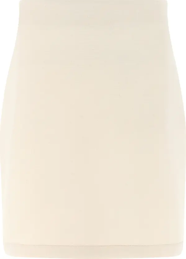 Beige Modal Long Skirt