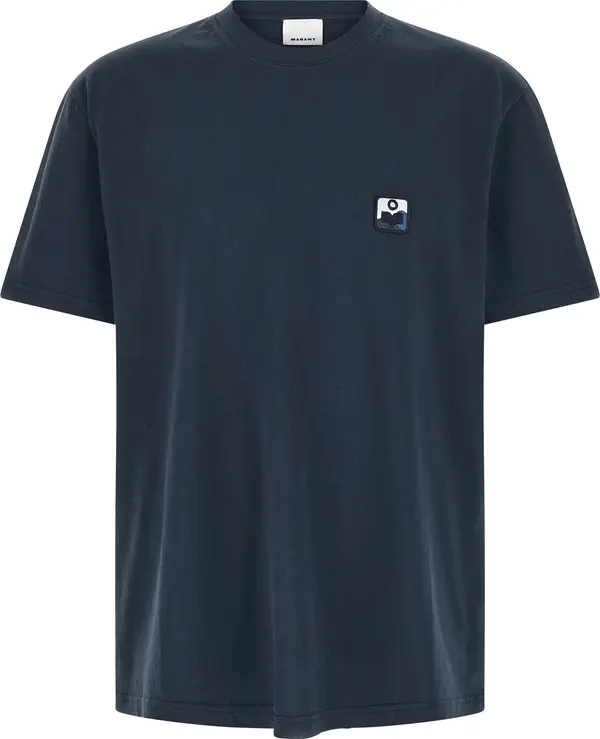 Blue Cotton T-Shirt