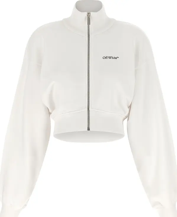 White Cotton Sweatshirt