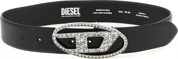 Black Leather Regular Belt