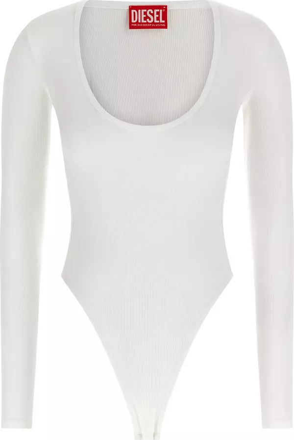 White Viscose Bodysuit