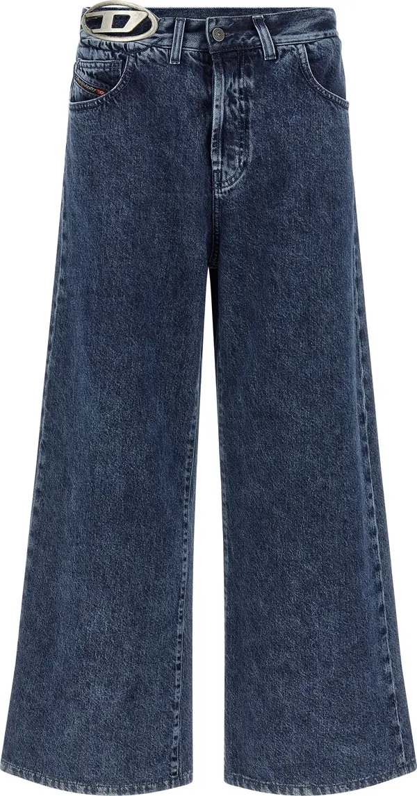 Blue Cotton Jeans Denim