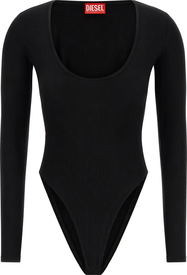 Black Viscose Bodysuit