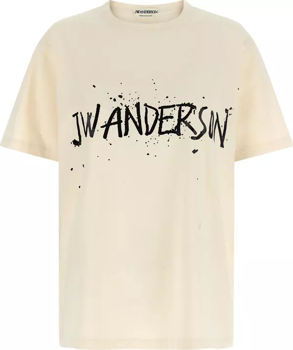 Beige Cotton T-Shirt