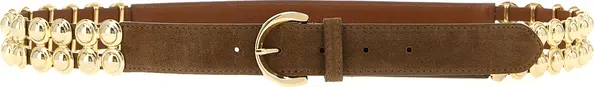 Brown Lamb Leather Regular Belt