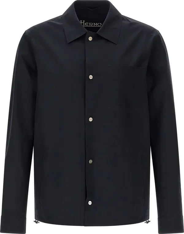 Blue Polyamide Shell Jacket