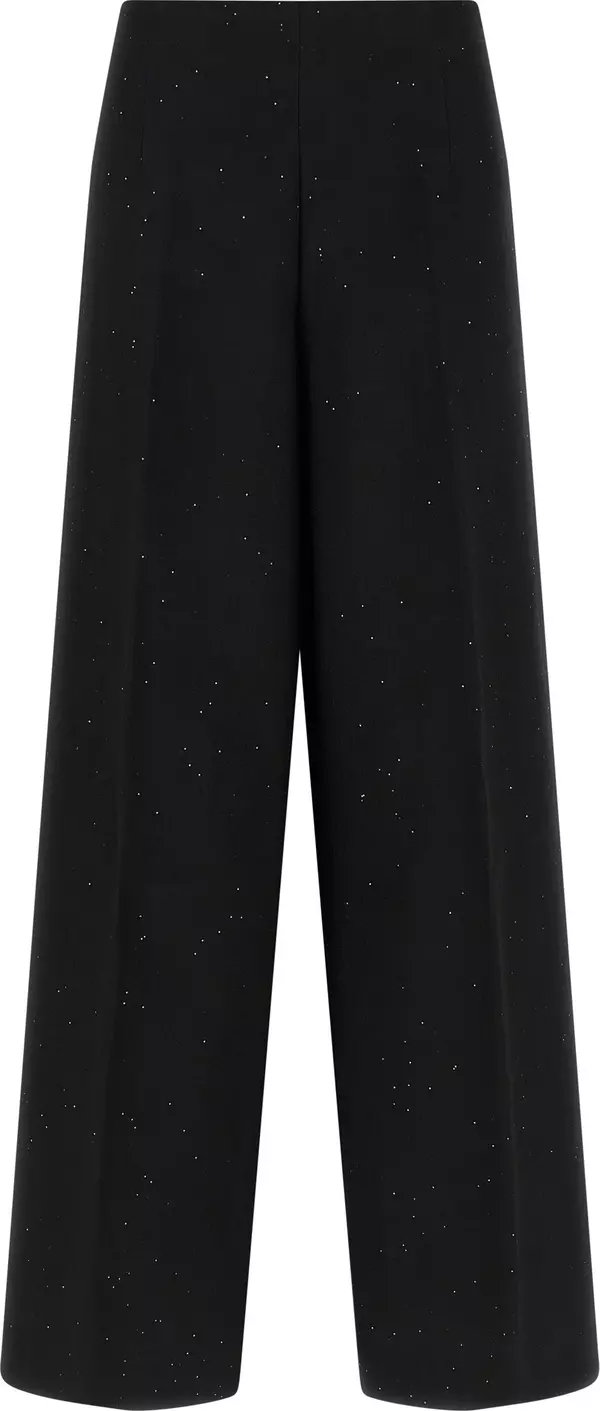 Black Viscose Pants