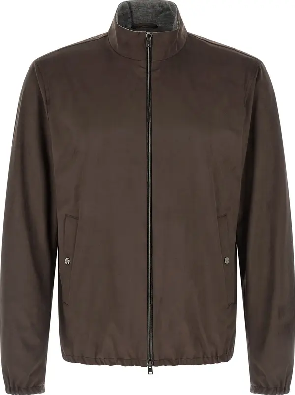 Brown Polyester Jacket