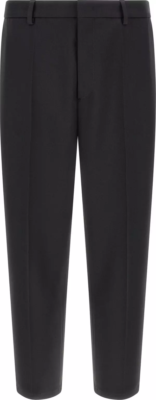 Black Polyester Dress Pants