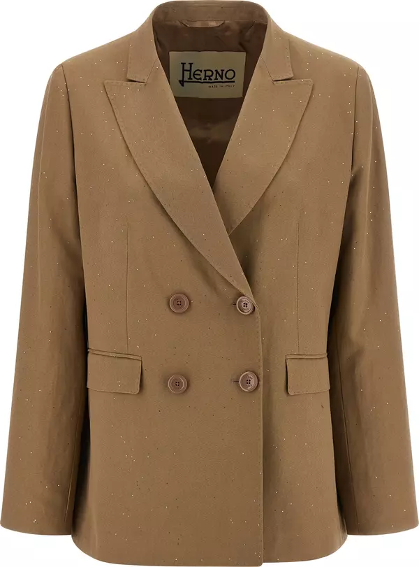 Beige Viscose Blazer