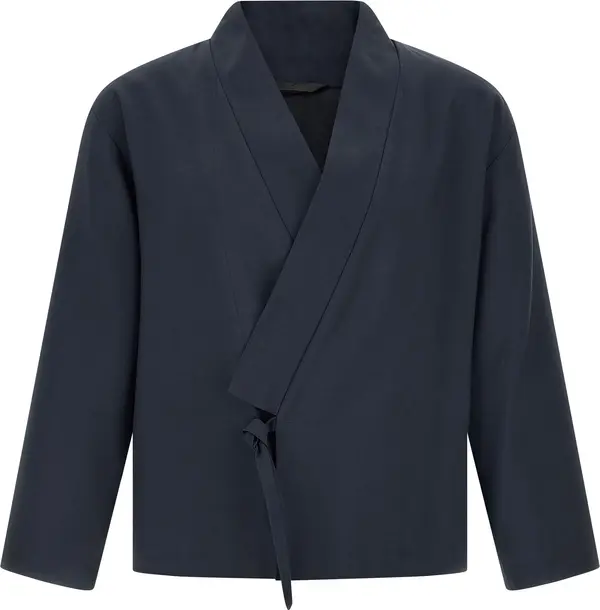 Blue Viscose Blazer