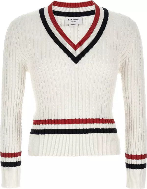 White Cotton Cardigan