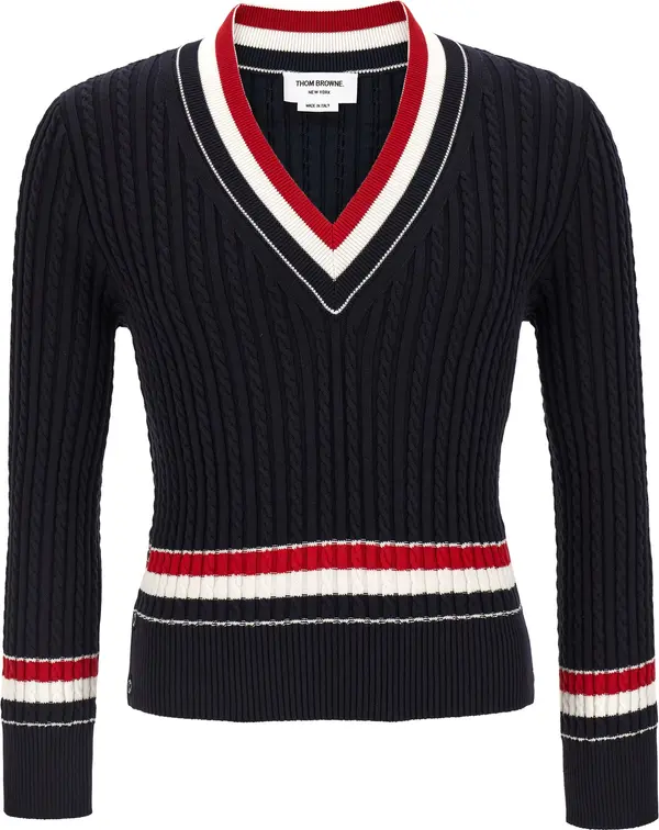 Blue Cotton Cardigan