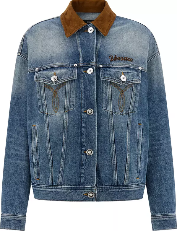 Blue Cotton Denim Jacket