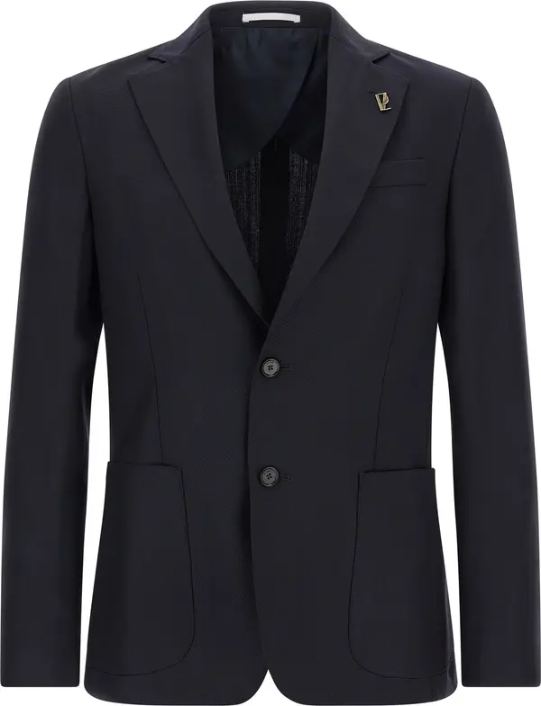 Blue Wool Blazer