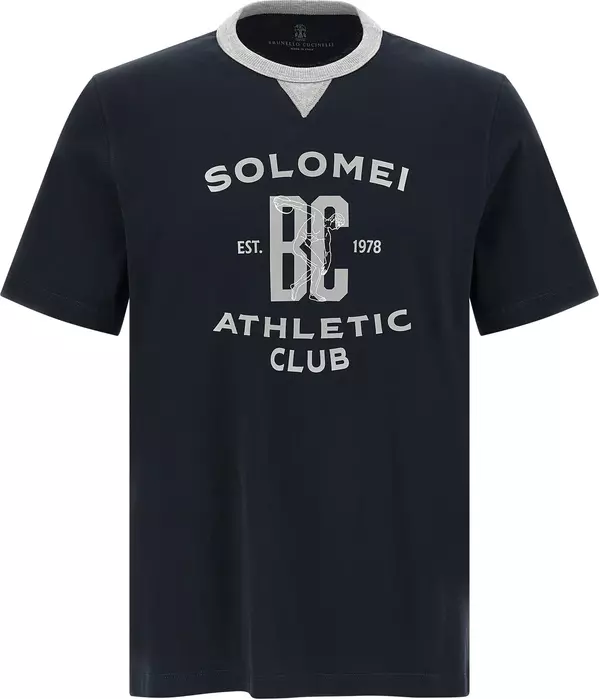 Blue Cotton T-Shirt