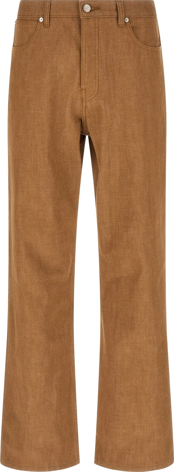 Brown Cotton Jeans Denim