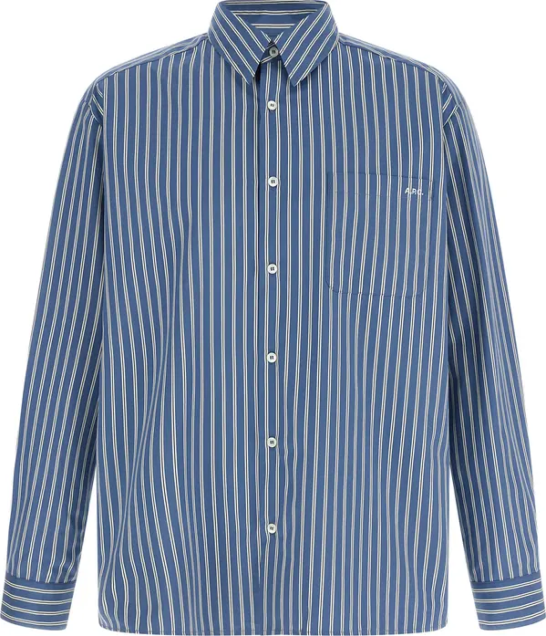 Blue Cotton Blouse