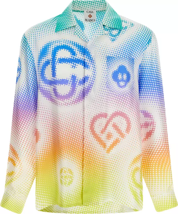 Multicolor Silk Blouse