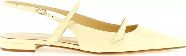 Bicolor Cowhide Ballet Flats