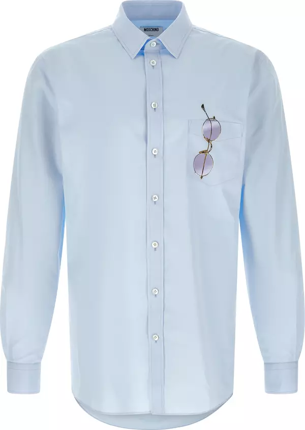 Blue Cotton Blouse