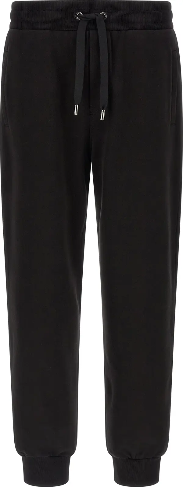 Black Cotton Joggers (Workout Pants)