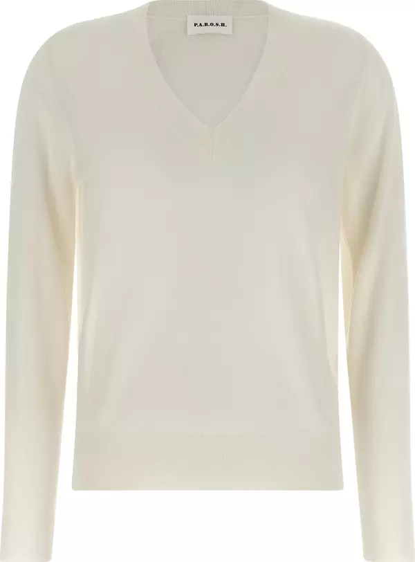 White Wool Cardigan