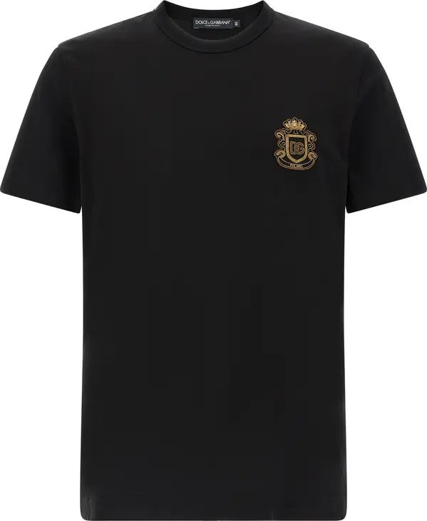 Black Cotton T-Shirt