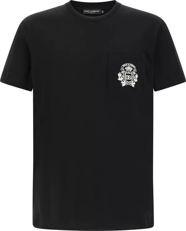 Black Cotton T-Shirt
