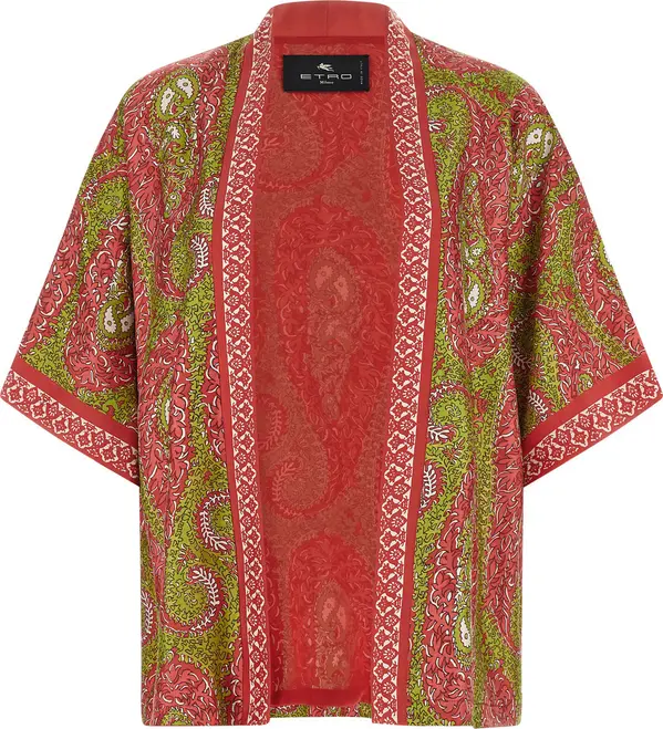 Multicolor Silk Cardigan