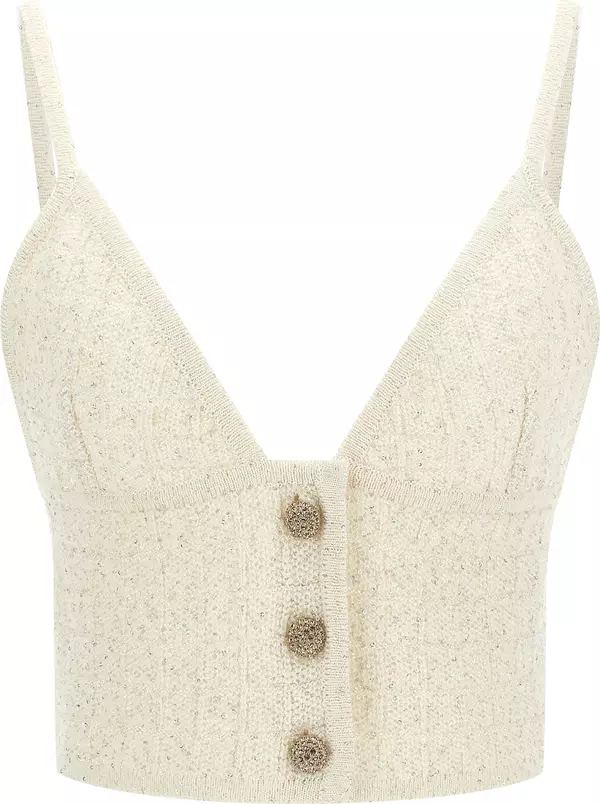White Polyester Tank Tops