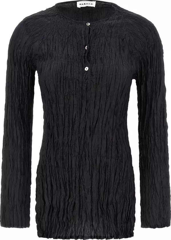 Black Silk Blouse
