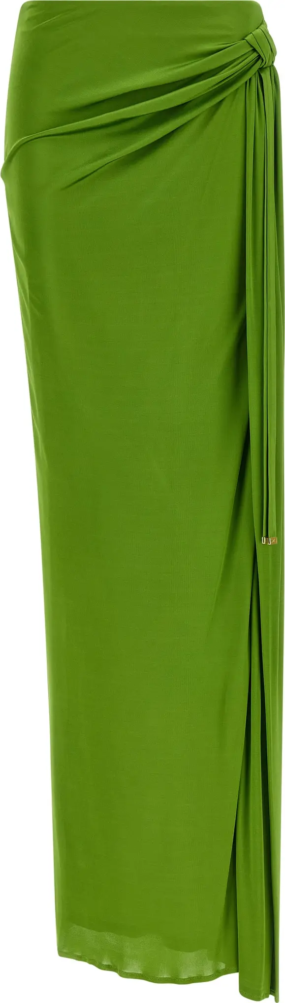 Bicolor Viscose Mini Skirt