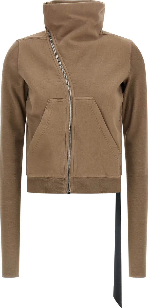Beige Cotton Sweatshirt