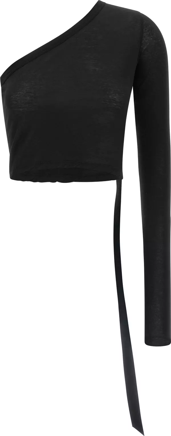 Black Cotton T-Shirt