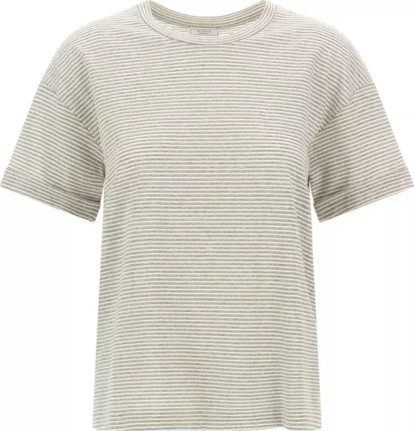Beige Linen T-Shirt