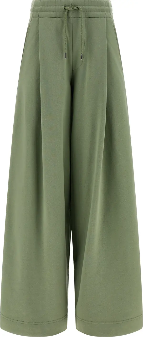Bicolor Cotton Casual Pants