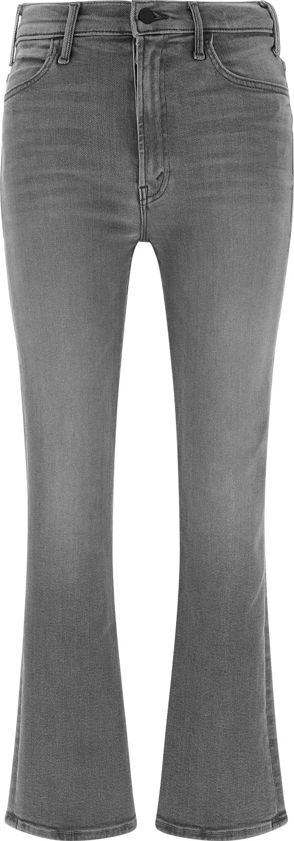Gray Cotton Skinny Jeans