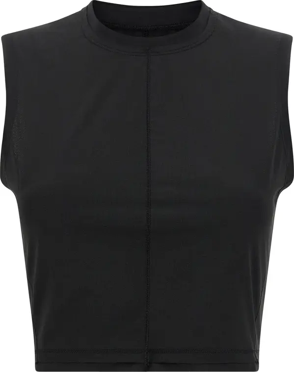 Black Polyester Sport Bra