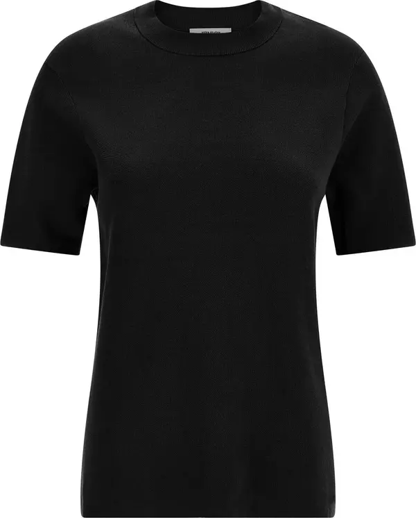 Black Cotton T-Shirt