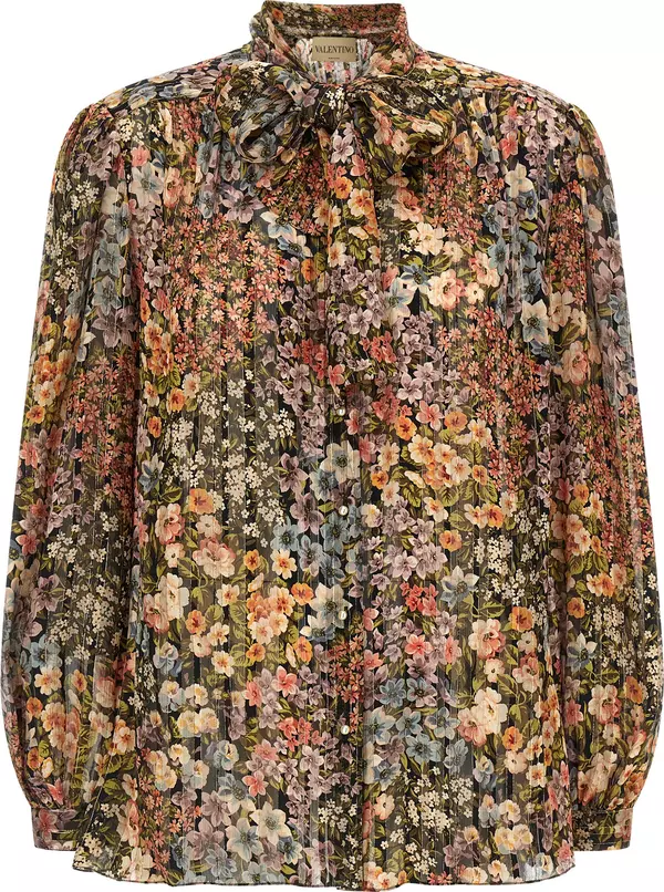 Multicolor Silk Blouse