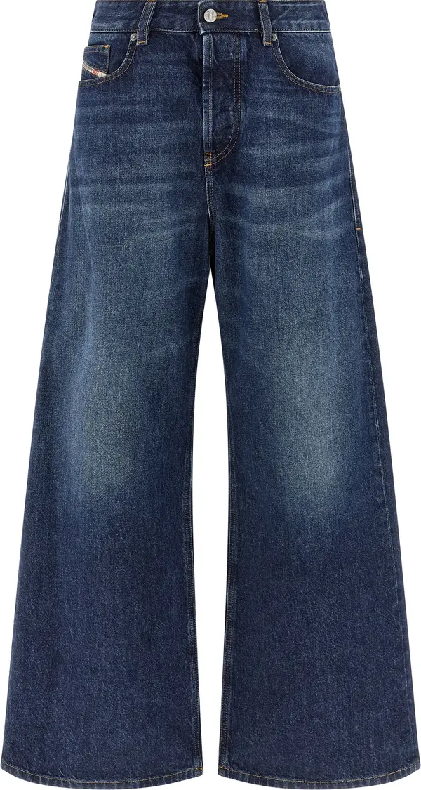Blue Cotton Jeans Denim