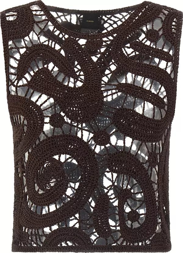Brown Viscose Blouse