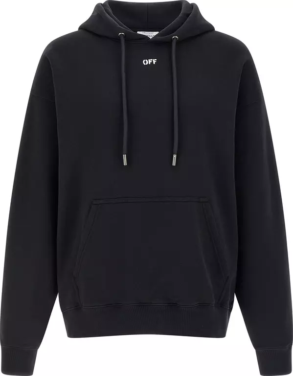 Black Cotton Sweatshirt