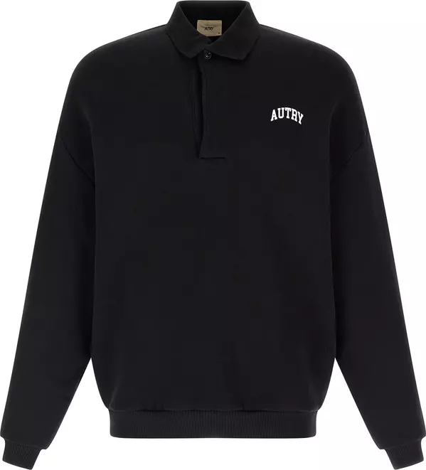 Black Cotton Sweatshirt