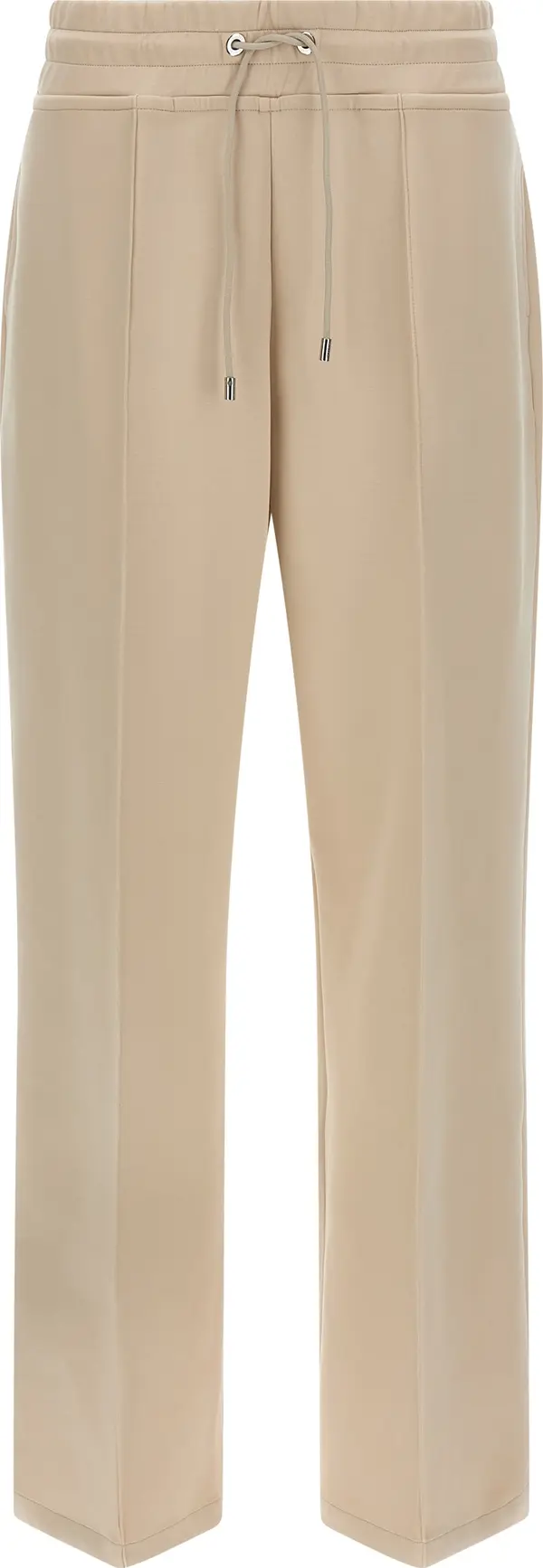 Beige Cotton Joggers (Workout Pants)