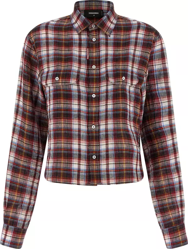 Multicolor Linen Blouse