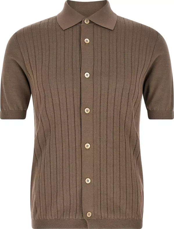 Brown Cotton Blouse